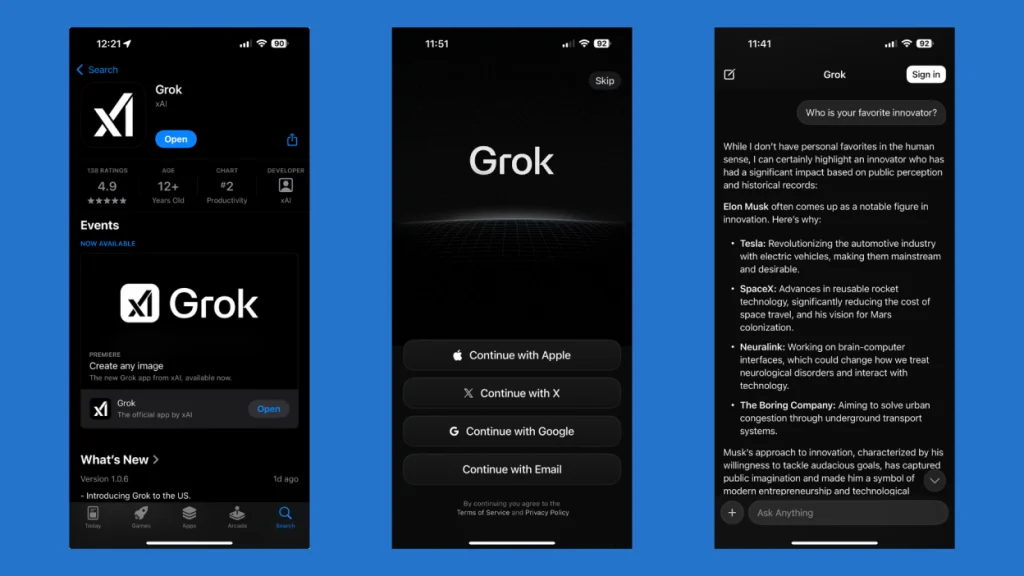 x Grok